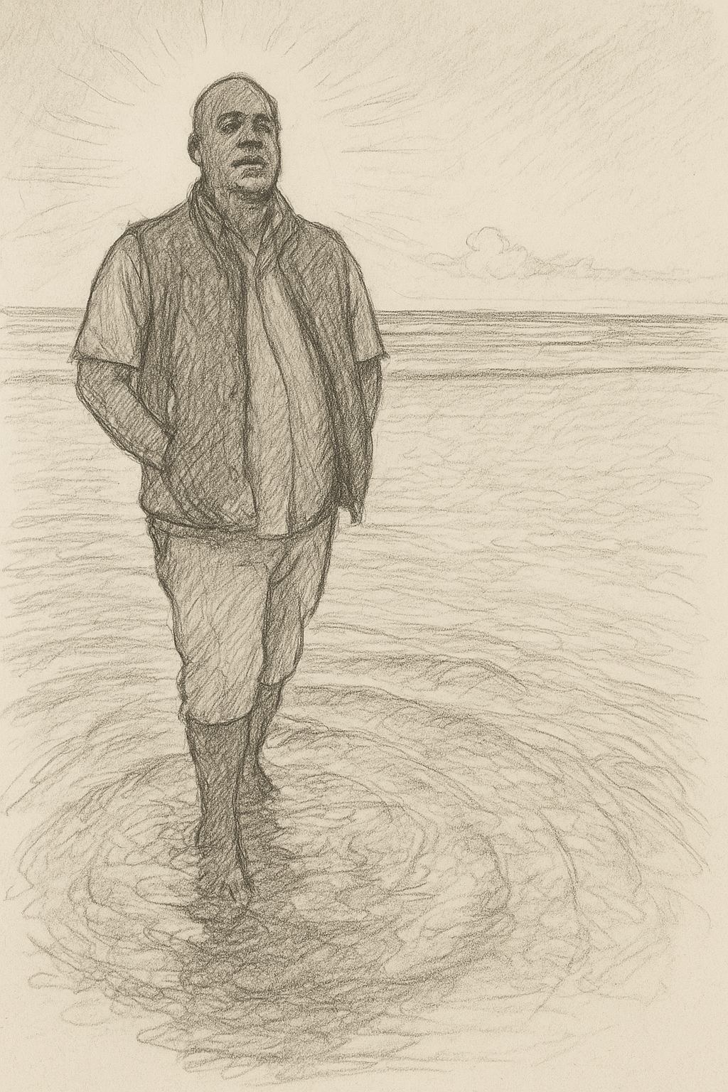 Developer Profile - Artistic sketch portrait